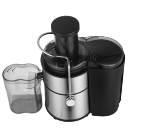 US Standard NK-J267 120V 900W 0.8L Electric Juicer Stainless Steel 1.5L Slag Cup Two-stage Mechanical (Color: Black)