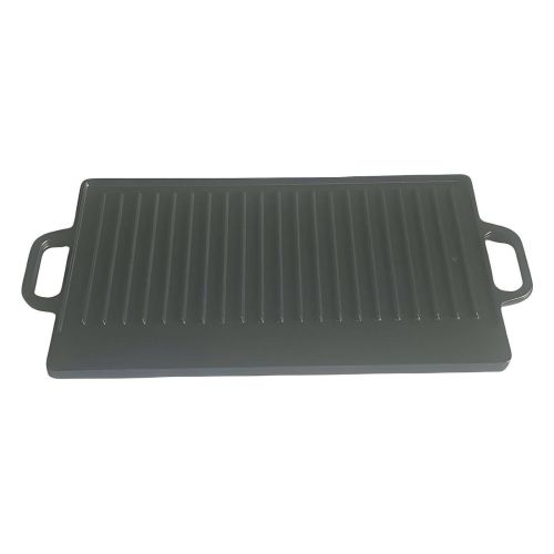 Outdoor Uncoated Rectangular Double-Sided Iron Plate Double Ear Cast Iron Pot Outdoor Uncoated Rectangular Double-Sided Iron Plate Double Ear Cast Iron Pot