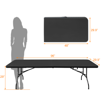 Portable Folding Table Indoor&Outdoor Maximum Weight 135KG Foldable Table For Camping
