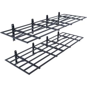 VEVOR Garage Storage Shelving, 2 Pack, 6 x 2 ft Heavy Duty Garage Shelves Wall Mounted (size: 6 x 2 ft)